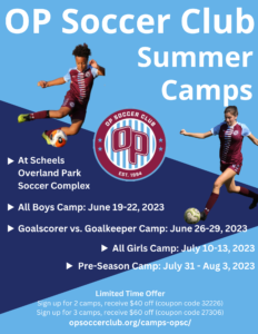 OP Soccer Summer Camps 2023